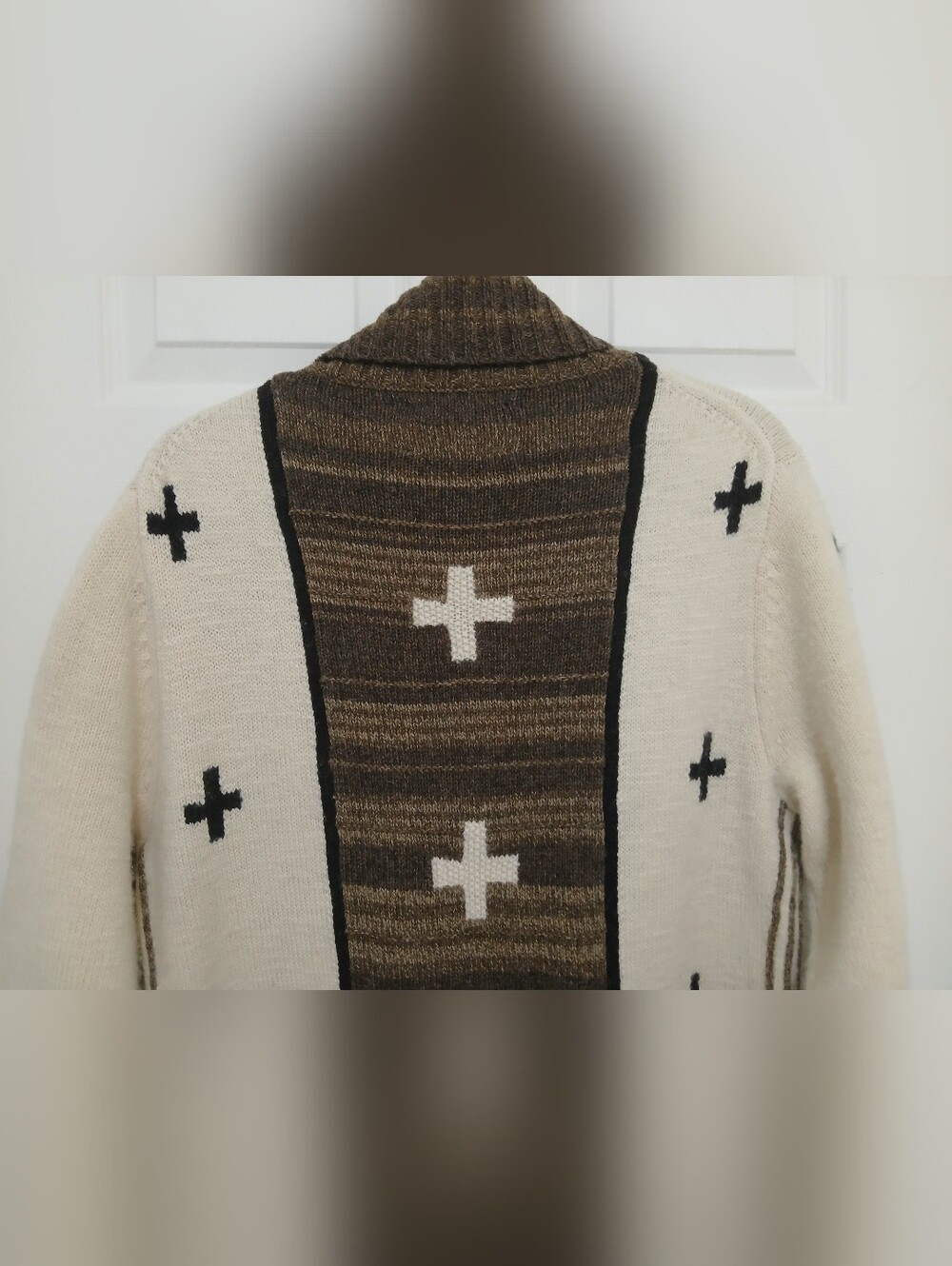 Polo Ralph Lauren X Naomi Glasses Wool-Blend Dress XL Southwestern Native Navajo - Picture 11 of 16